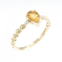 K10YG シトリン リング