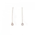 K18PG ダイヤモンド ピアス 0.06CT