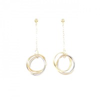 【新品】K18YG/PT/K18PG ピアス