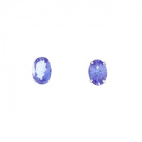 【新品】PT タンザナイト ピアス 1.40CT