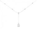 K18WG ダイヤモンド ネックレス 0.07CT