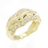 K18YG ダイヤモンド リング 0.43CT