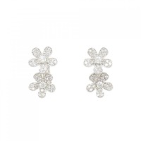 ポンテヴェキオ フラワー イヤリング 0.66CT