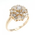 K14PG ダイヤモンド リング 1.00CT