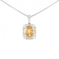 PT インペリアルトパーズ ネックレス 4.00CT