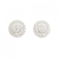 K18WG ダイヤモンド ピアス 1.50CT