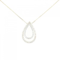 K18YG/PT ダイヤモンド ネックレス 1.50CT