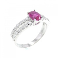 PT ルビー リング 0.53CT