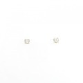 K18YG ソリティア ダイヤモンド ピアス 0.10CT