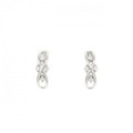 PT ダイヤモンド ピアス 0.08CT