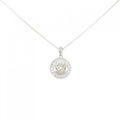 K18WG ダイヤモンド ネックレス 0.75CT