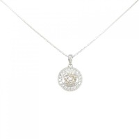 K18WG ダイヤモンド ネックレス 0.75CT