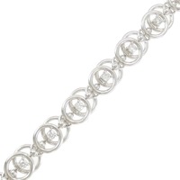 K18WG ダイヤモンド ブレスレット 0.50CT