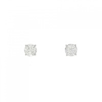 PT ダイヤモンド ピアス 0.348CT 0.356CT F-G SI2 Fair