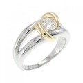PT/K18YG ダイヤモンド リング 0.516CT