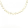 シルバークラスプ アコヤパール ネックレス 7-7.5mm