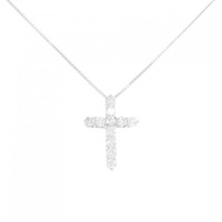 PT クロス ダイヤモンド ネックレス 1.00CT