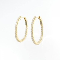 【新品】K18YG ダイヤモンド ピアス 1.001CT