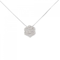 K18WG ダイヤモンド ネックレス 1.00CT