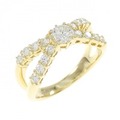 750YG ダイヤモンド リング 0.28CT