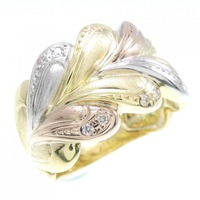 K18/K18PG/PT ダイヤモンド リング 0.08CT