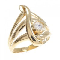 K18YG ダイヤモンド リング 0.14CT