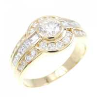 K18YG ダイヤモンド リング 0.502CT