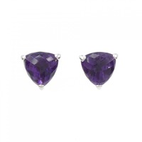 K18WG アメジスト ピアス 5.19CT