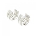 K18WG ダイヤモンド ピアス 1.112CT