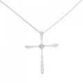 PT クロス ダイヤモンド ネックレス 0.40CT