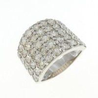 PT パヴェ ダイヤモンド リング 5.00CT