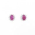 PT ルビー ピアス 1.15CT