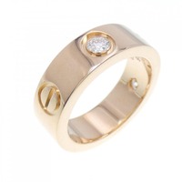 カルティエ ラブ ハーフダイヤ リング