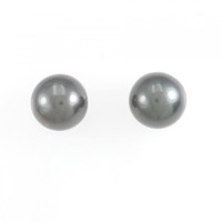 PT 黒蝶パール ピアス 11.6mm