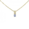 K18YG サファイヤ ネックレス
