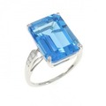 PT ブルートパーズ リング 9.00CT
