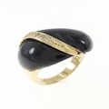K18YG オニキス リング