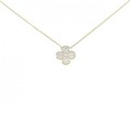 ヴァンドーム フラワー ネックレス 0.30CT