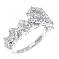 K18WG ダイヤモンド リング 1.00CT