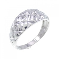 K18WG ダイヤモンド リング 0.04CT
