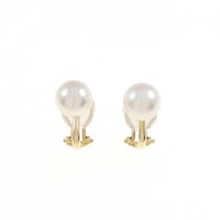 K18YG アコヤパール イヤリング 8.0mm