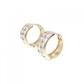 K18YG ダイヤモンド ピアス 2.10CT