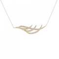 K18YG ダイヤモンド ネックレス 0.27CT