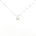 K18WG ダイヤモンド ネックレス 0.08CT