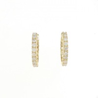 K18YG ダイヤモンド ピアス 1.00CT