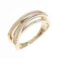 K18PG ダイヤモンド リング 0.22CT