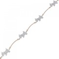 K18WG/K18PG ドッグ ダイヤモンド ブレスレット 0.60CT