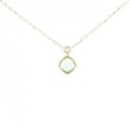 K18YG エメラルド ネックレス 0.50CT