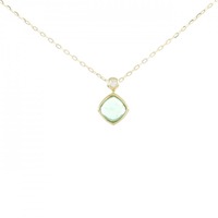 K18YG エメラルド ネックレス 0.50CT
