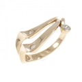 K18PG ダイヤモンド リング 0.09CT